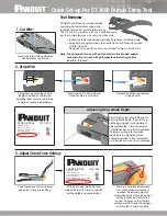 Panduit CT-1000 Quick Setup preview