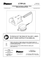 Panduit CTFP-25 Original Operating Instructions preview