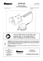 Предварительный просмотр 11 страницы Panduit CTFP-25 Original Operating Instructions