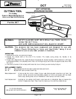 Panduit PA22193A01 Operating Instructions preview