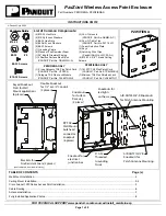 Panduit PANZONE PZWIFIENA Instructions Manual preview