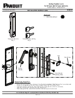 Preview for 1 page of Panduit SDLOCK Series Installation Instructions