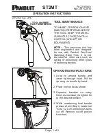 Panduit ST2MT Operation Instructions preview