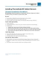 Preview for 12 page of Panduit Synapsense ThermaNode EZ Installation Manual