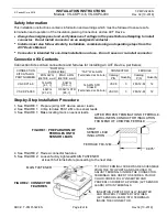 Предварительный просмотр 2 страницы Panduit VeriSafe VS-CKP14-6 Installation Instructions