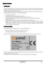 Preview for 3 page of panel PMG2 Series User Manual