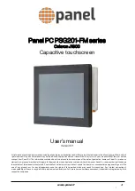 Предварительный просмотр 1 страницы panel PSG201-FM Series User Manual