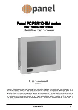 panel PSR110-EM Series User Manual preview