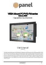 Preview for 1 page of panel PVG-FM Series User Manual