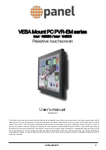 panel PVR-EM Series User Manual preview