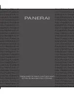 Preview for 1 page of Panerai RADIOMIR PAM00323 Instructions For Use Manual