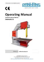 PANHANS 3V Operating Manual preview