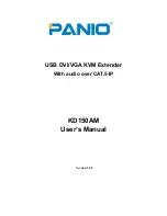 Panio KD150AM User Manual preview