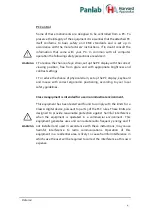 Preview for 5 page of Panlab Rotarod LE8205 Hardware User Manual