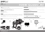 Preview for 2 page of Panlux SL2700 Instructions Manual