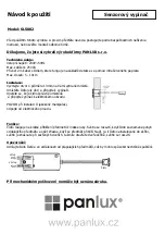 Panlux SL5002 Instructions preview