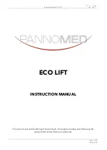 PANNOMED ECO LIFT 6H1.6P0.CCCC Instruction Manual preview