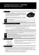 Panorama Antennas SW3-935 Installation Instruction preview