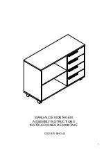 Panorama Moveis BHO 40 Assembly Instructions Manual предпросмотр