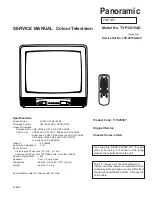 Panoramic TVP-2015AD Service Manual preview