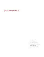 Предварительный просмотр 36 страницы PanoSpace I User Manual