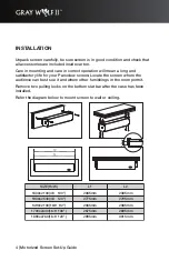 Preview for 4 page of Panoview Prefessional Cinema Motorized Screen Setup Manual