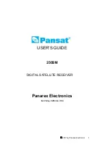 Предварительный просмотр 1 страницы Pansat 250SM User Manual