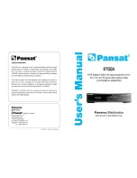 Предварительный просмотр 1 страницы Pansat 2700A User Manual