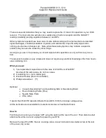 Preview for 1 page of Pansat 3500SD Capacitor Replacement Manual