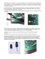 Предварительный просмотр 6 страницы Pansat 3500SD Capacitor Replacement Manual