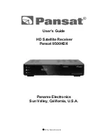 Pansat 9500HDX User Manual preview