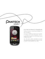 Preview for 1 page of Pantech ADR8995 User Manual