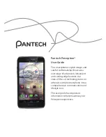 Preview for 2 page of Pantech Pantech Perception User Giude