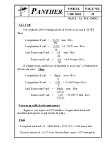 Preview for 46 page of Panther 1350 Instructions/Spare Parts Manual