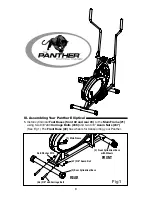 Preview for 6 page of Panther Elliptical Instruction Manual