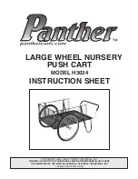 Предварительный просмотр 1 страницы Panther H3034 Instruction Sheet