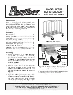 Panther H7544 Instruction Sheet preview