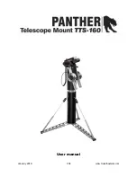 Panther TTS-160 User Manual предпросмотр