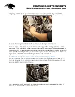 Preview for 7 page of Panthera Motosports YZ250 Installation Manual