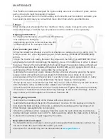 Preview for 17 page of panthera U3 Light Y-Front Operating Instructions Manual