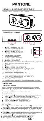 Предварительный просмотр 1 страницы Pantone PT-BS006Y Instructions