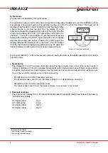 Preview for 8 page of Pantron IMX-A832I Manual