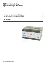 Pantron IMX-N840 Operating Instructions Manual preview