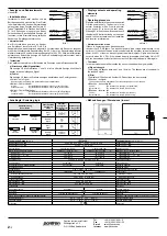 Предварительный просмотр 2 страницы Pantron ISG-A104 Series Operating Instructions