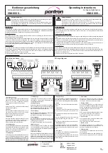 Preview for 1 page of Pantron ISM-8000 Series Operating Instructions Manual