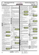 Preview for 4 page of Pantron ISM-8000 Series Operating Instructions Manual