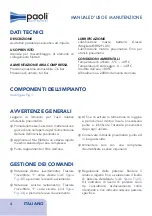 Preview for 4 page of Paoli Avvitatori DP 1000 Operating And Maintenance Manual