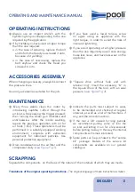 Preview for 13 page of Paoli Avvitatori DP 1050 Operating And Maintenance Manual