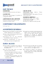 Preview for 4 page of Paoli Avvitatori DP 176 Operating And Maintenance Manual