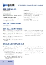 Preview for 12 page of Paoli Avvitatori DP 176 Operating And Maintenance Manual